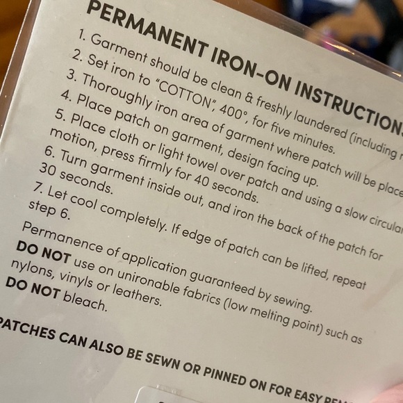 Iron on Patch “Yes” - Picture 2 of 2